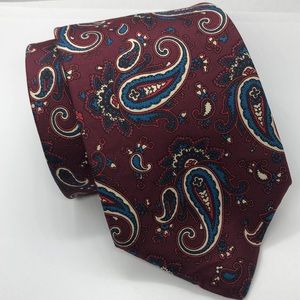 Envoy VTG Paisley Design Silk Tie